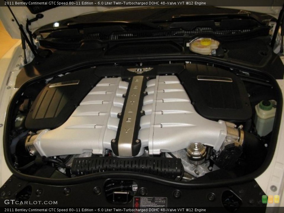 6.0 Liter Twin-Turbocharged DOHC 48-Valve VVT W12 Engine for the 2011 Bentley Continental GTC #49268303