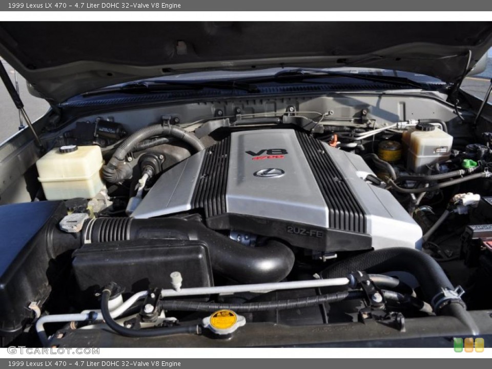 4.7 Liter DOHC 32-Valve V8 Engine for the 1999 Lexus LX #49268822