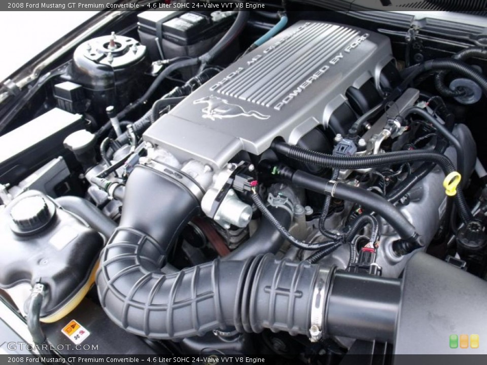 4.6 Liter SOHC 24-Valve VVT V8 Engine for the 2008 Ford Mustang #49273994
