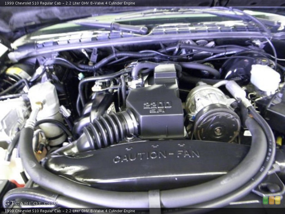 2.2 Liter OHV 8-Valve 4 Cylinder Engine for the 1999 Chevrolet S10 #49276382