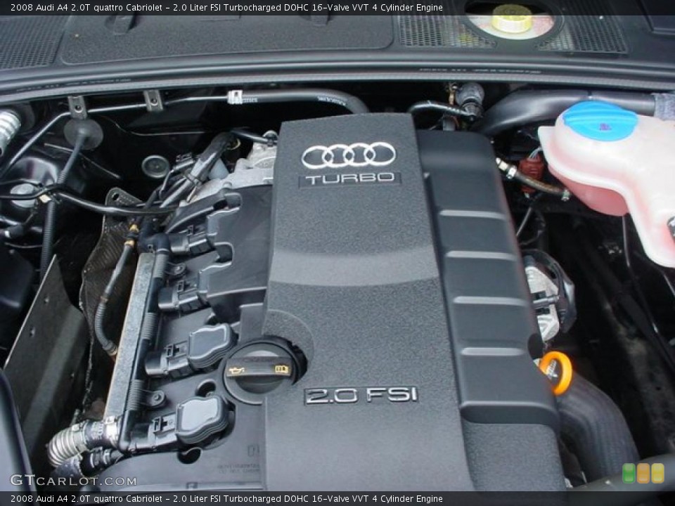 2.0 Liter FSI Turbocharged DOHC 16-Valve VVT 4 Cylinder Engine for the 2008 Audi A4 #49278917