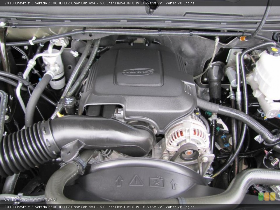 6.0 Liter Flex-Fuel OHV 16-Valve VVT Vortec V8 Engine for the 2010 Chevrolet Silverado 2500HD #49289921