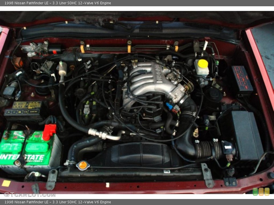 3.3 Liter SOHC 12-Valve V6 Engine for the 1998 Nissan Pathfinder #49290032