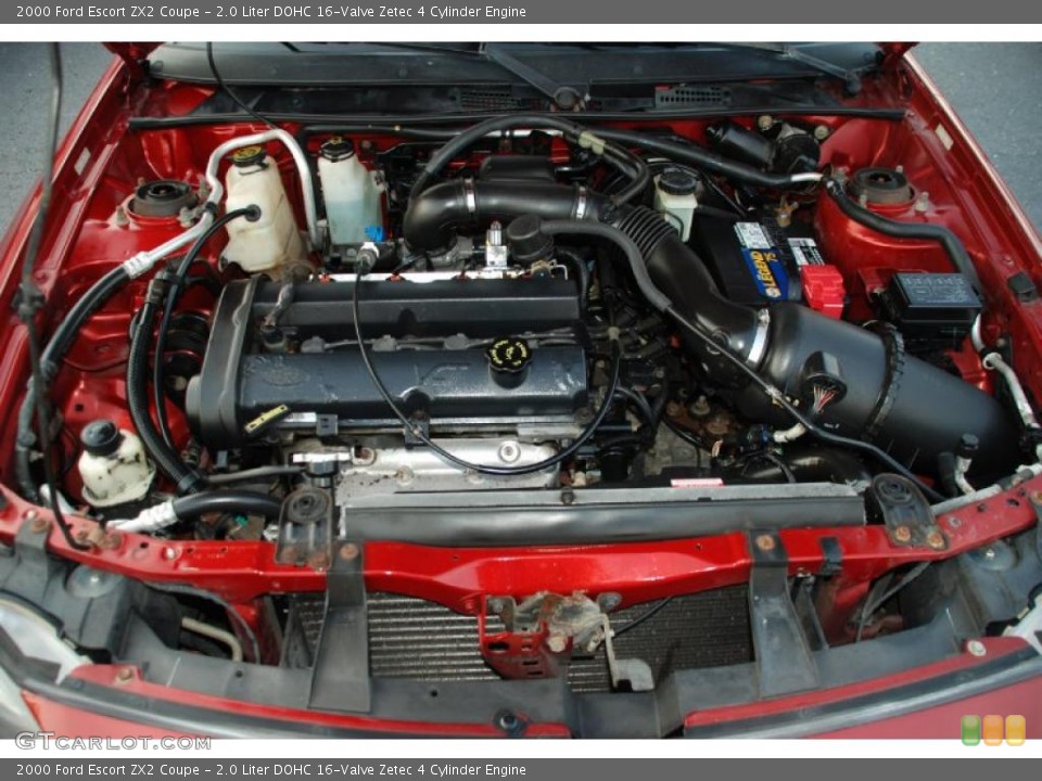 2.0 Liter DOHC 16-Valve Zetec 4 Cylinder Engine for the 2000 Ford Escort #49290275