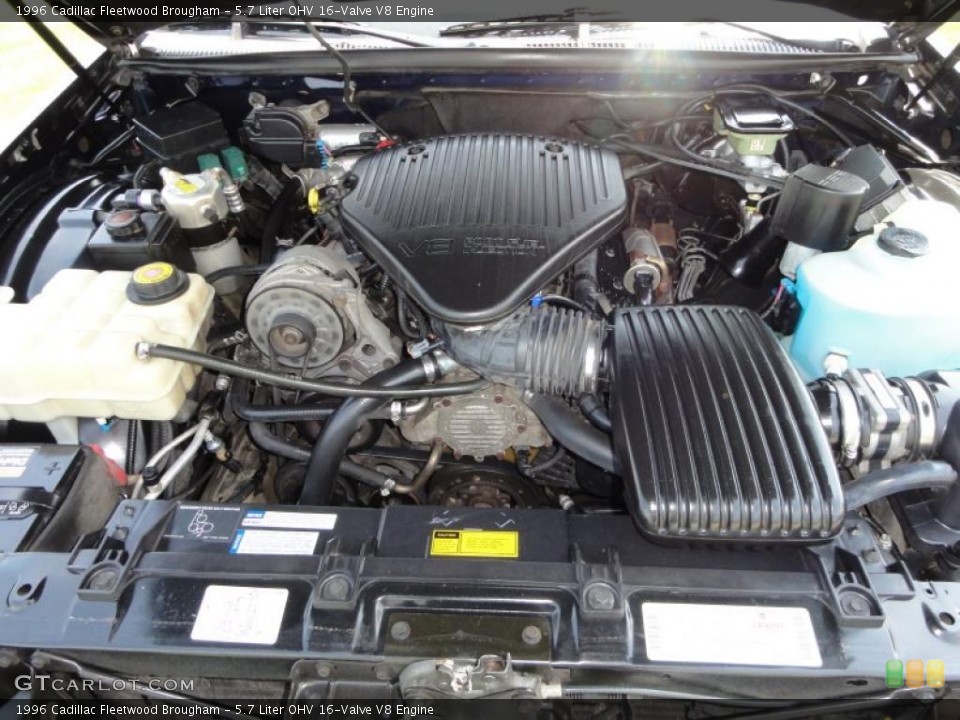 5.7 Liter OHV 16-Valve V8 Engine for the 1996 Cadillac Fleetwood #49291724