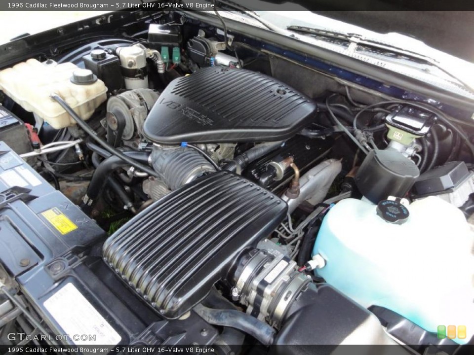 5.7 Liter OHV 16-Valve V8 Engine for the 1996 Cadillac Fleetwood #49291736
