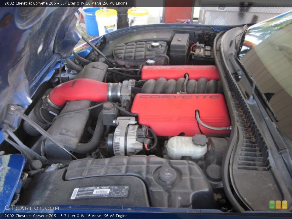 5.7 Liter OHV 16 Valve LS6 V8 Engine for the 2002 Chevrolet Corvette #49294817
