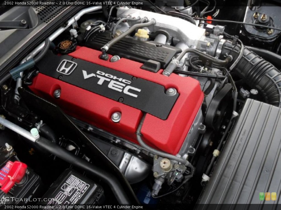 2.0 Liter DOHC 16-Valve VTEC 4 Cylinder Engine for the 2002 Honda S2000 #49303998