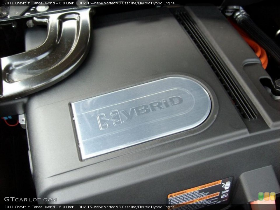 6.0 Liter H OHV 16-Valve Vortec V8 Gasoline/Electric Hybrid Engine for the 2011 Chevrolet Tahoe #49308732