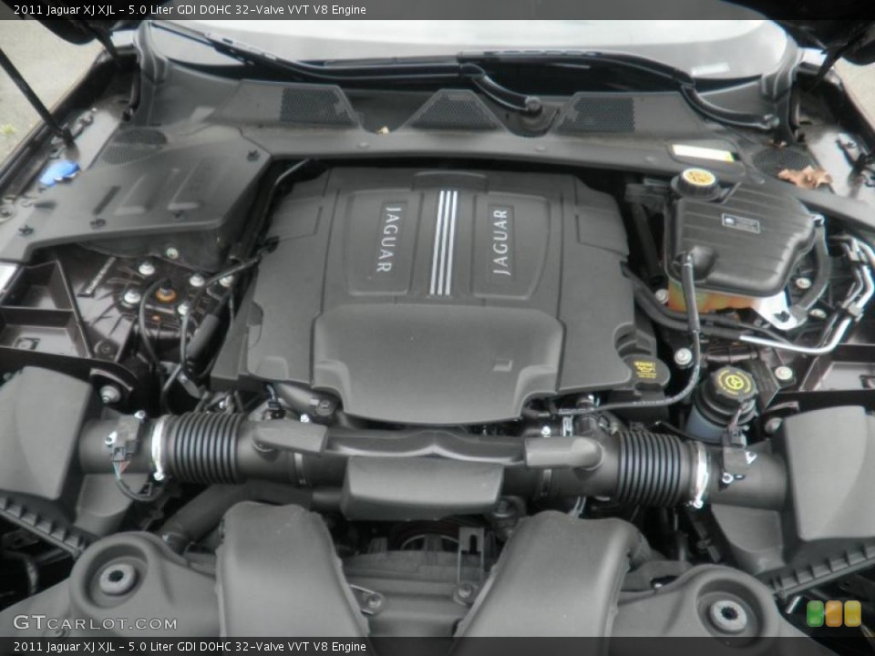 5.0 Liter GDI DOHC 32-Valve VVT V8 Engine for the 2011 Jaguar XJ #49314594