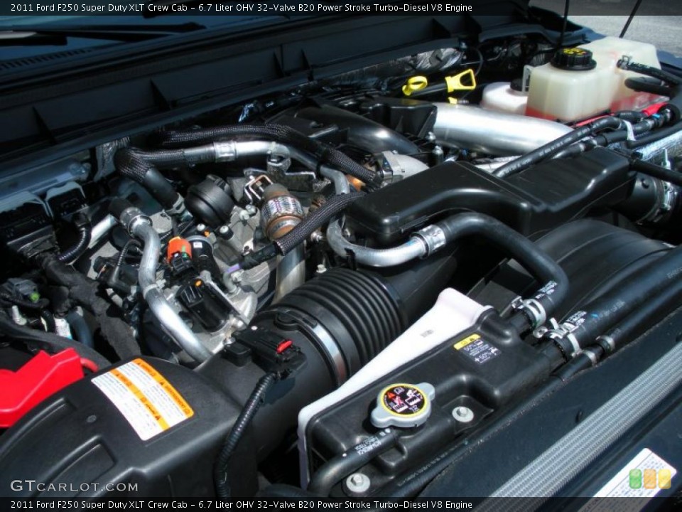 6.7 Liter OHV 32-Valve B20 Power Stroke Turbo-Diesel V8 Engine for the 2011 Ford F250 Super Duty #49317567