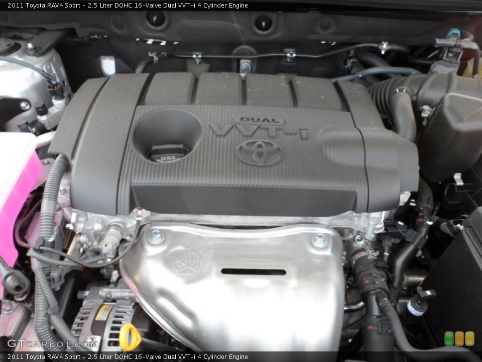 2.5 Liter DOHC 16-Valve Dual VVT-i 4 Cylinder Engine for the 2011 Toyota RAV4 #49321098