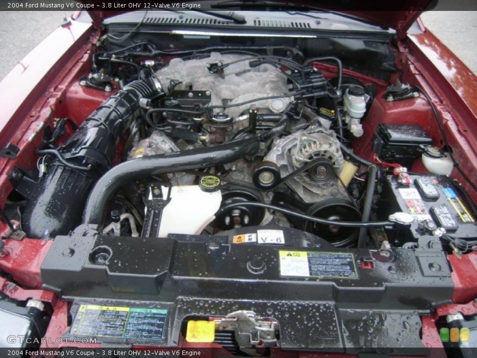 3.8 Liter OHV 12-Valve V6 Engine for the 2004 Ford Mustang #49331259