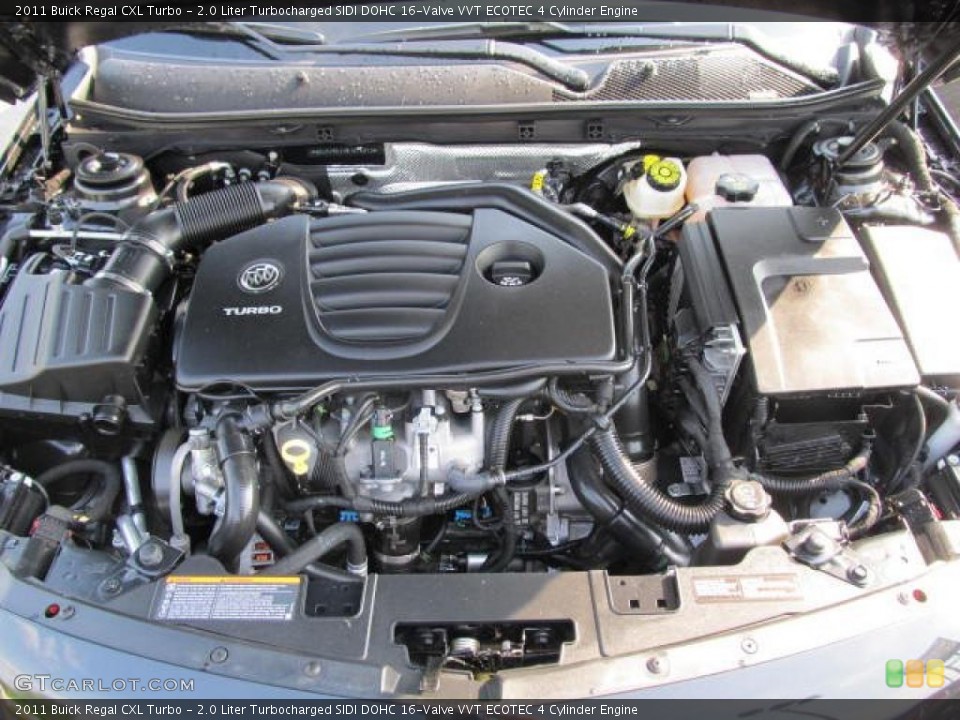 2.0 Liter Turbocharged SIDI DOHC 16-Valve VVT ECOTEC 4 Cylinder Engine for the 2011 Buick Regal #49342548