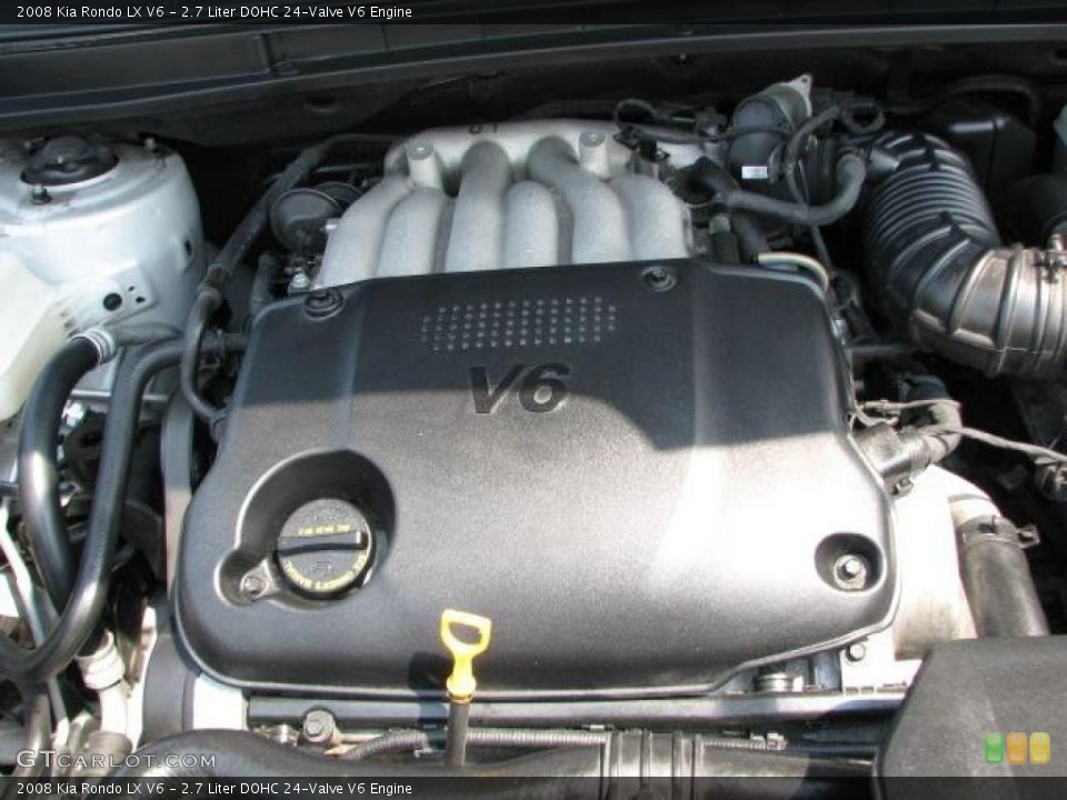 2.7 Liter DOHC 24-Valve V6 Engine for the 2008 Kia Rondo #49348593