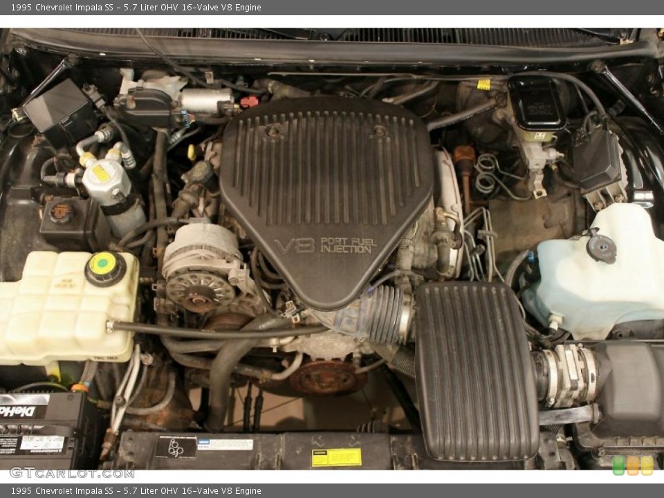 5.7 Liter OHV 16-Valve V8 Engine for the 1995 Chevrolet Impala #49358785