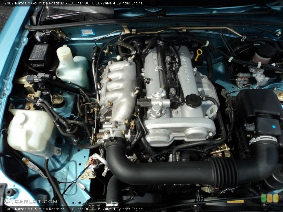 1.8 Liter DOHC 16-Valve 4 Cylinder Engine for the 2002 Mazda MX-5 Miata #49360507