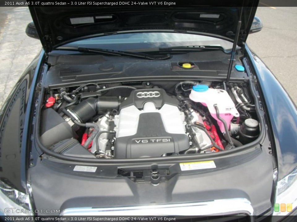 3.0 Liter FSI Supercharged DOHC 24-Valve VVT V6 Engine for the 2011 Audi A6 #49362752