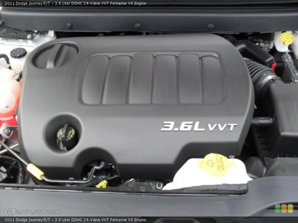 3.6 Liter DOHC 24-Valve VVT Pentastar V6 Engine for the 2011 Dodge Journey #49363880