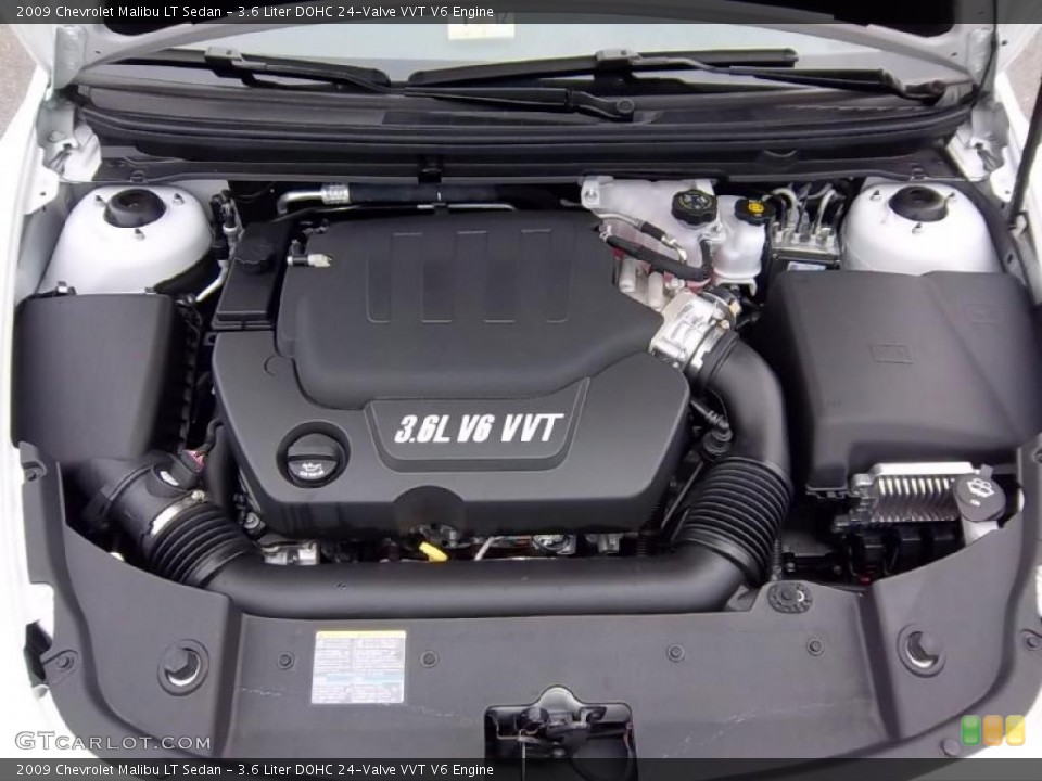 3.6 Liter DOHC 24-Valve VVT V6 Engine for the 2009 Chevrolet Malibu #49370417