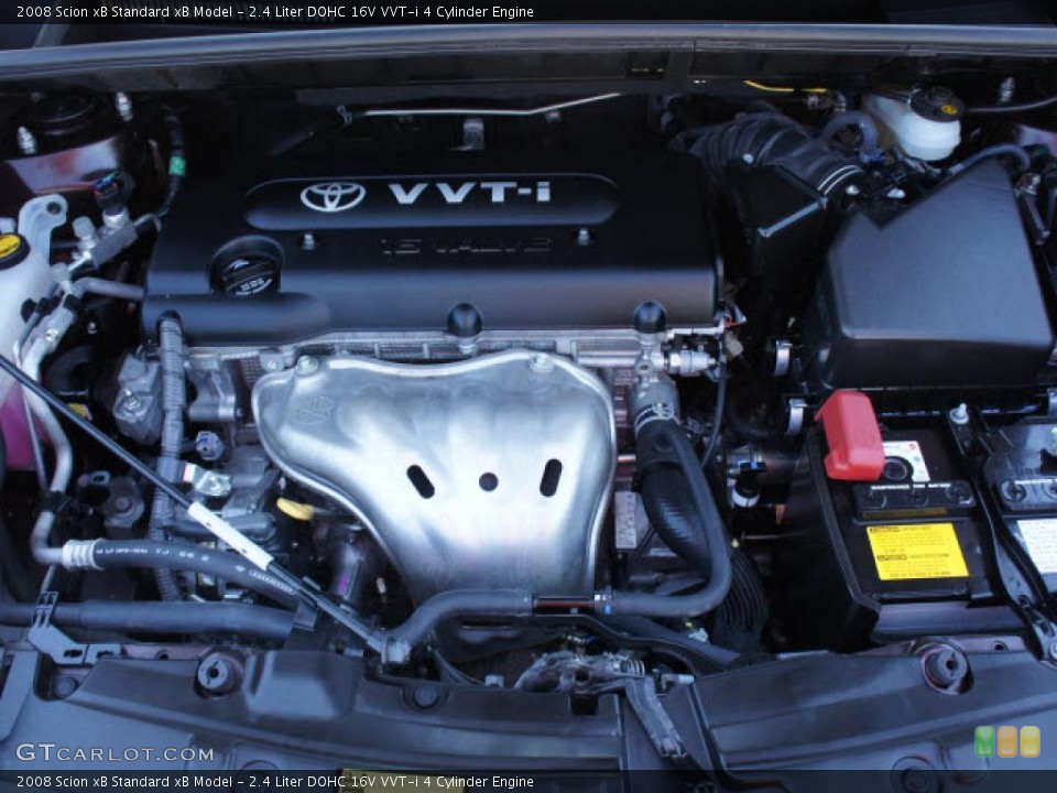 2.4 Liter DOHC 16V VVT-i 4 Cylinder Engine for the 2008 Scion xB #49373333