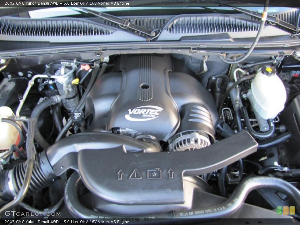 6.0 Liter OHV 16V Vortec V8 Engine for the 2003 GMC Yukon #49380308