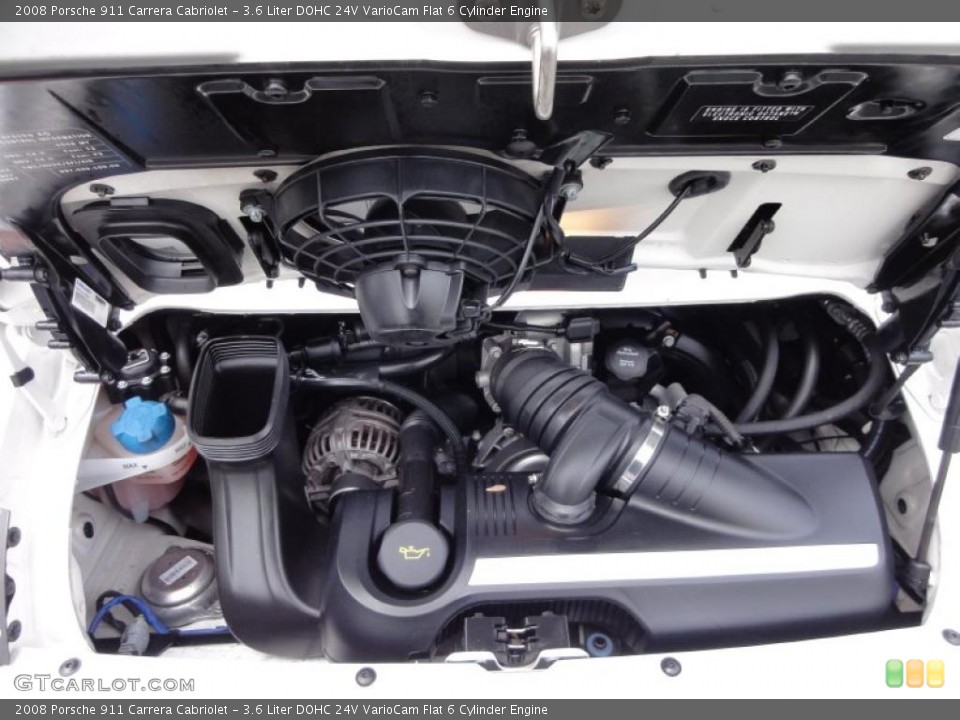 3.6 Liter DOHC 24V VarioCam Flat 6 Cylinder Engine for the 2008 Porsche 911 #49383131
