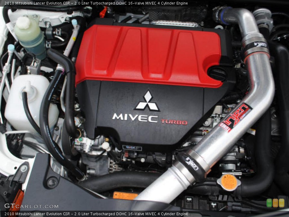 2.0 Liter Turbocharged DOHC 16-Valve MIVEC 4 Cylinder Engine for the 2010 Mitsubishi Lancer Evolution #49383266