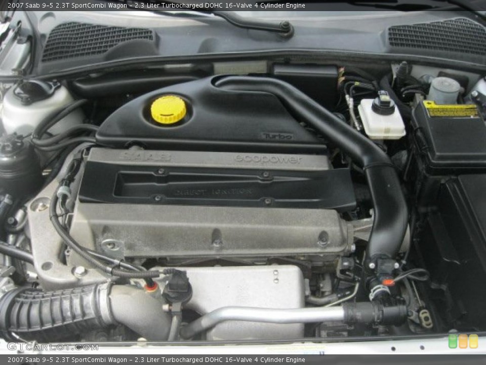 2.3 Liter Turbocharged DOHC 16-Valve 4 Cylinder Engine for the 2007 Saab 9-5 #49383599
