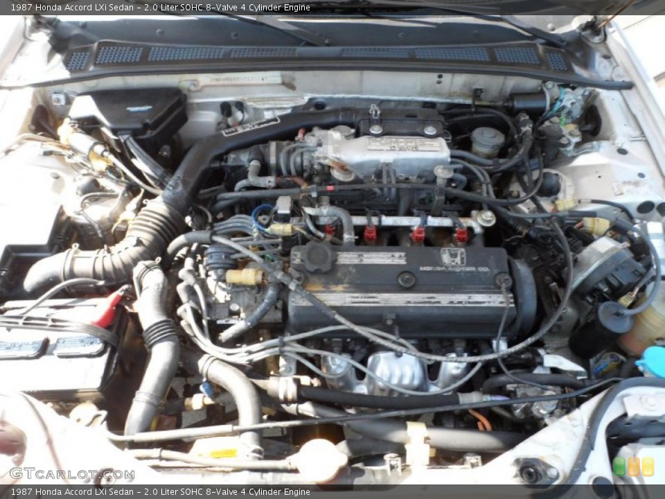 2.0 Liter SOHC 8-Valve 4 Cylinder Engine for the 1987 Honda Accord #49395422
