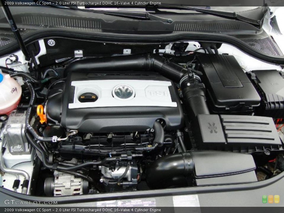 2.0 Liter FSI Turbocharged DOHC 16-Valve 4 Cylinder Engine for the 2009 Volkswagen CC #49398374