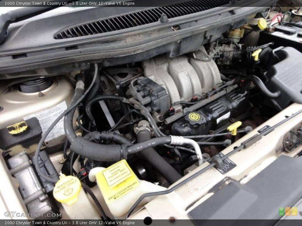 3.8 Liter OHV 12-Valve V6 Engine for the 2000 Chrysler Town & Country #49400727