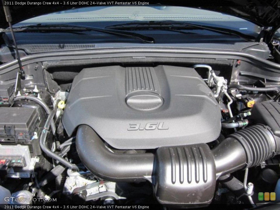 3.6 Liter DOHC 24-Valve VVT Pentastar V6 Engine for the 2011 Dodge Durango #49401947