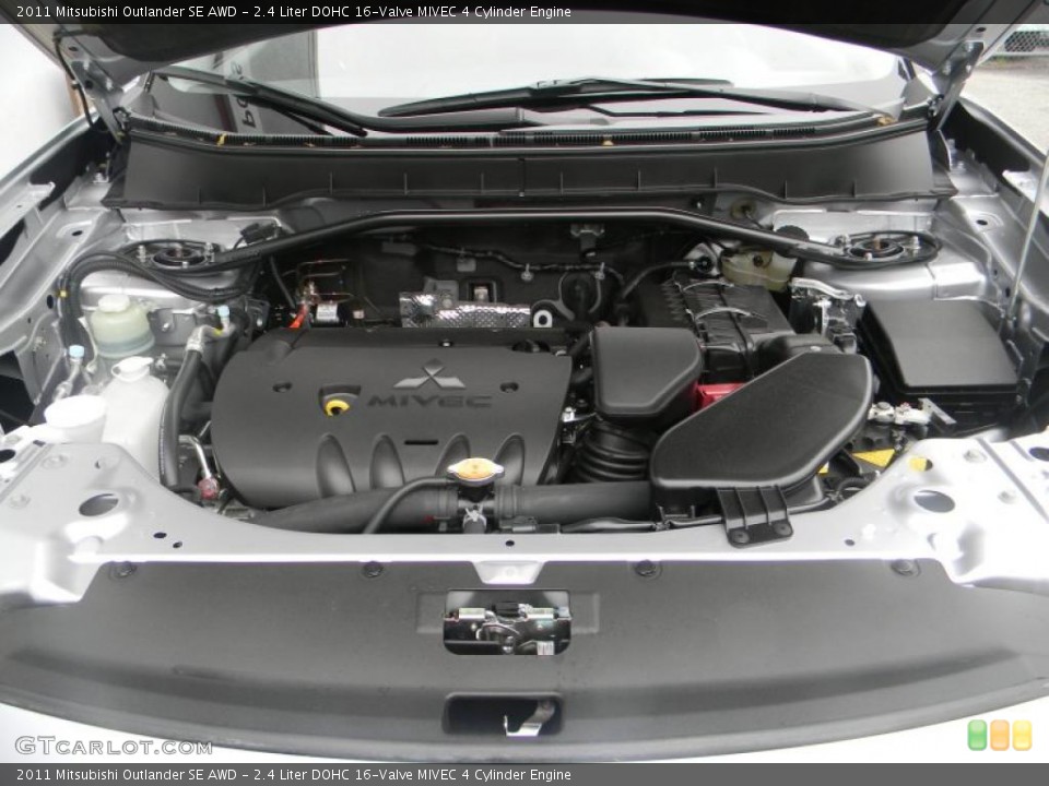 2.4 Liter DOHC 16-Valve MIVEC 4 Cylinder Engine for the 2011 Mitsubishi Outlander #49403024