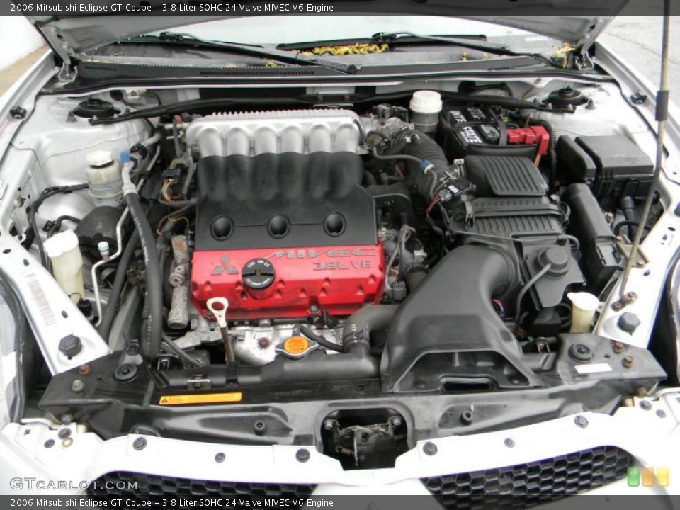 3.8 Liter SOHC 24 Valve MIVEC V6 Engine for the 2006 Mitsubishi Eclipse #49403333