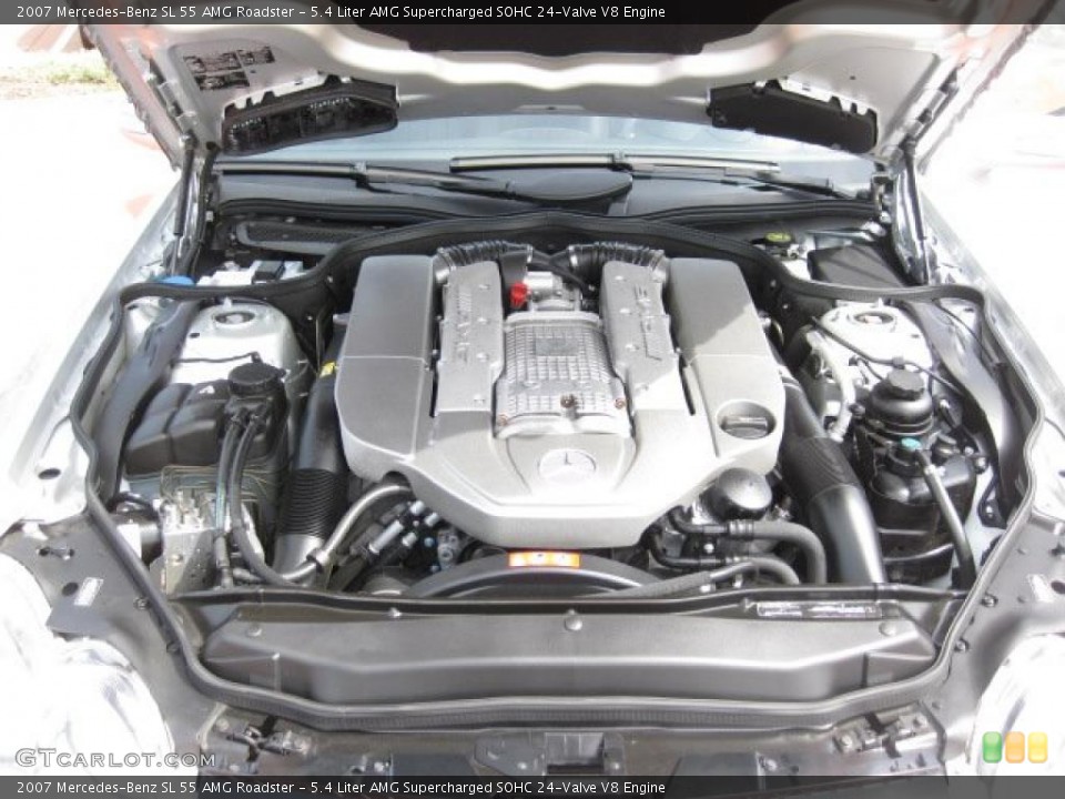 5.4 Liter AMG Supercharged SOHC 24-Valve V8 Engine for the 2007 Mercedes-Benz SL #49404128