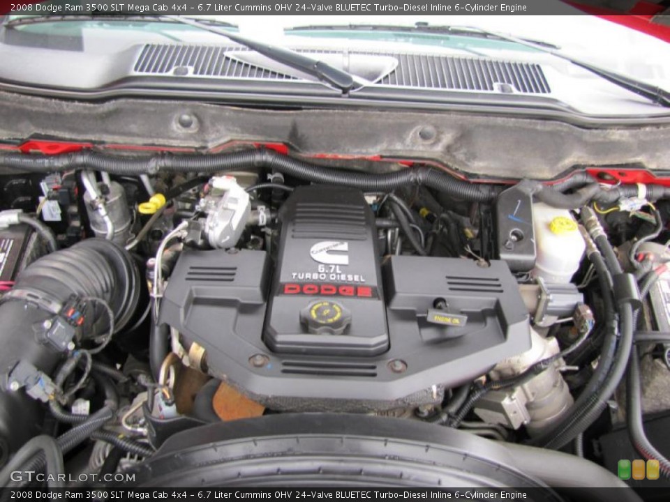 6.7 Liter Cummins OHV 24-Valve BLUETEC Turbo-Diesel Inline 6-Cylinder Engine for the 2008 Dodge Ram 3500 #49409454