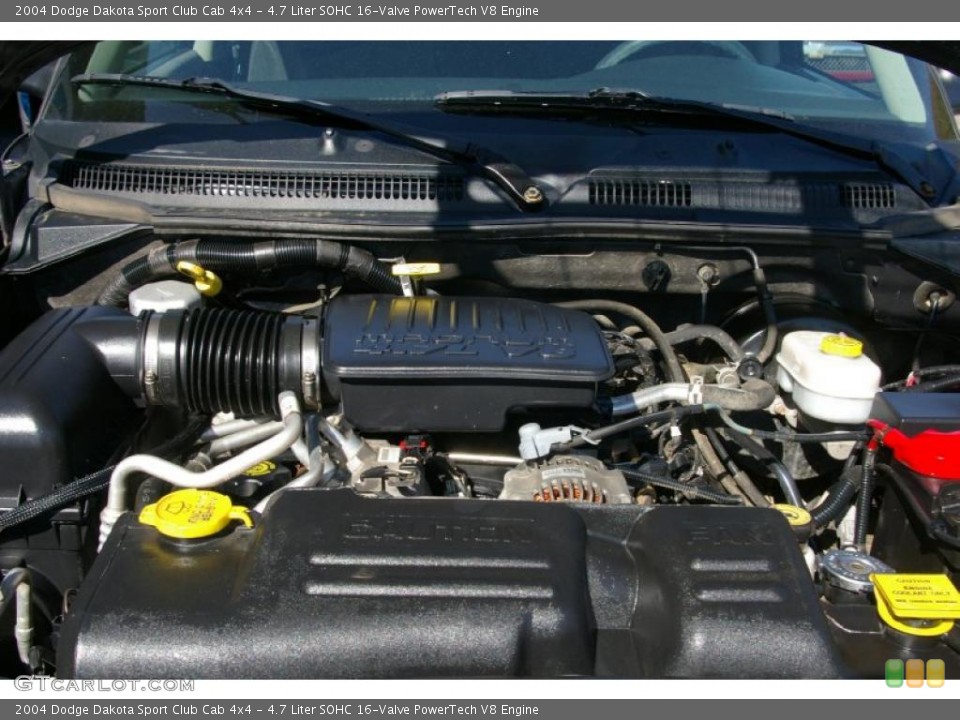 4.7 Liter SOHC 16-Valve PowerTech V8 Engine for the 2004 Dodge Dakota #49414987