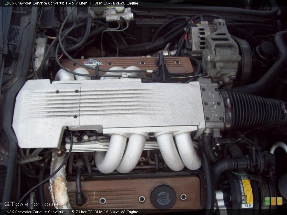 5.7 Liter TPI OHV 16-Valve V8 Engine for the 1986 Chevrolet Corvette #49416409