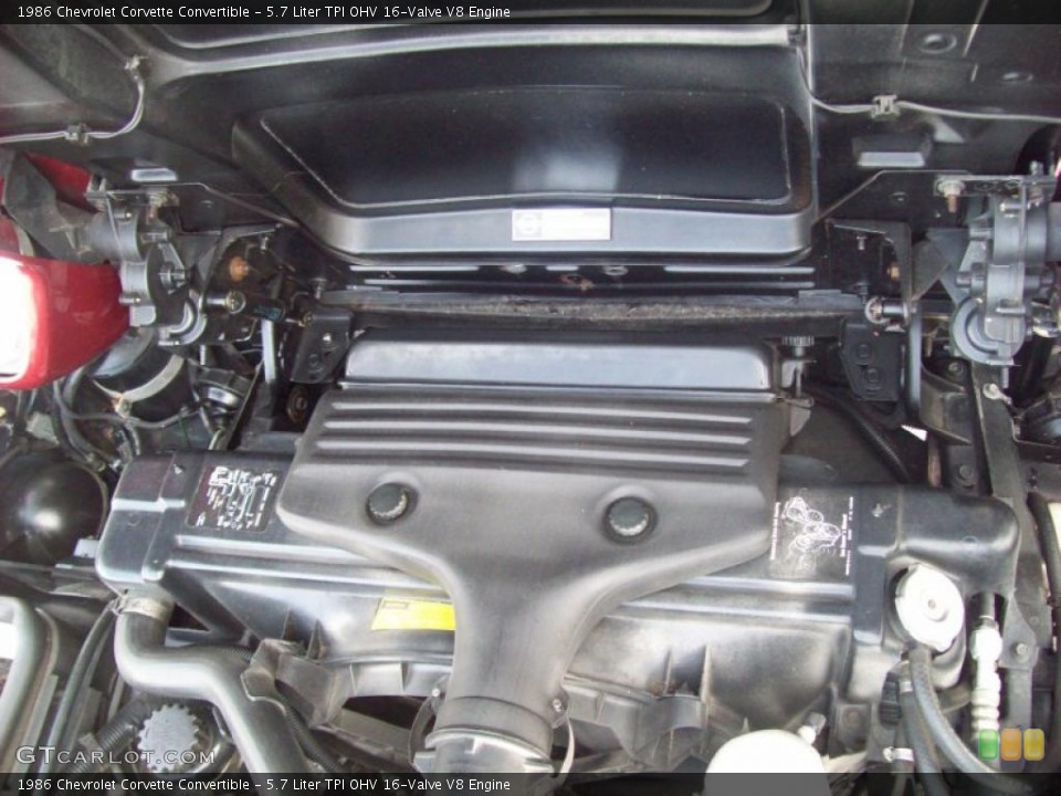 5.7 Liter TPI OHV 16-Valve V8 Engine for the 1986 Chevrolet Corvette #49416421