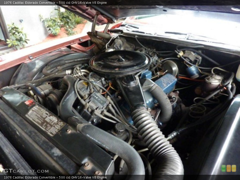 500 cid OHV16-Valve V8 Engine for the 1976 Cadillac Eldorado #49420596