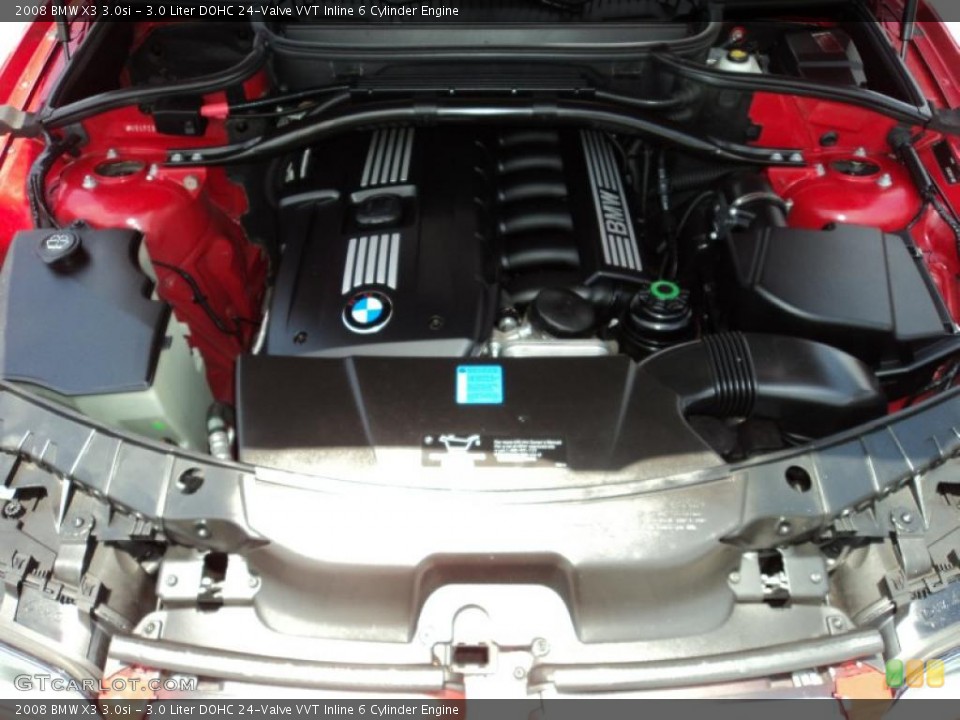 3.0 Liter DOHC 24-Valve VVT Inline 6 Cylinder Engine for the 2008 BMW X3 #49424488