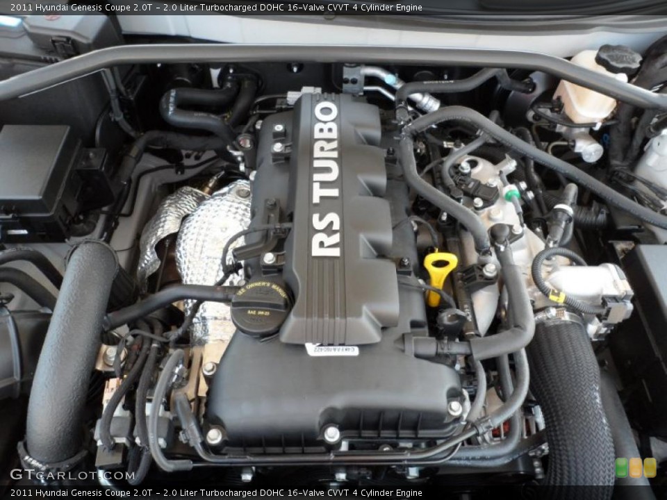 2.0 Liter Turbocharged DOHC 16-Valve CVVT 4 Cylinder Engine for the 2011 Hyundai Genesis Coupe #49437004