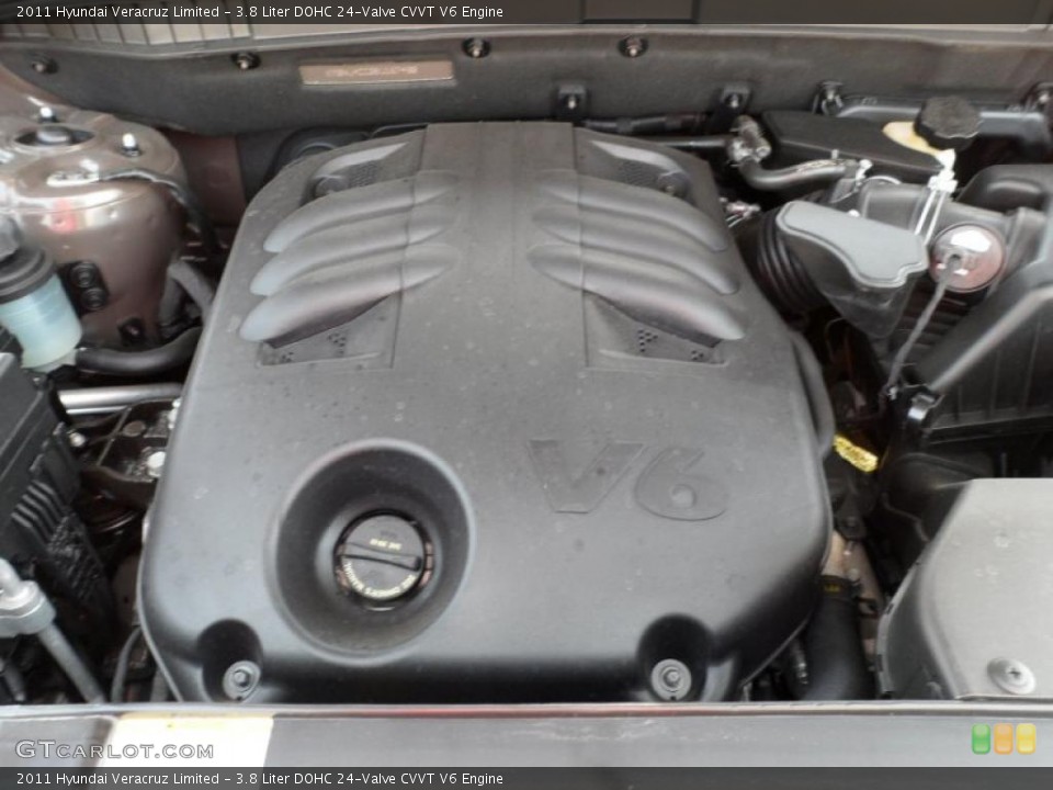3.8 Liter DOHC 24-Valve CVVT V6 Engine for the 2011 Hyundai Veracruz #49443868