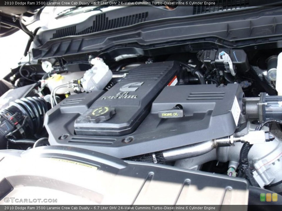 6.7 Liter OHV 24-Valve Cummins Turbo-Diesel Inline 6 Cylinder Engine for the 2010 Dodge Ram 3500 #49447753