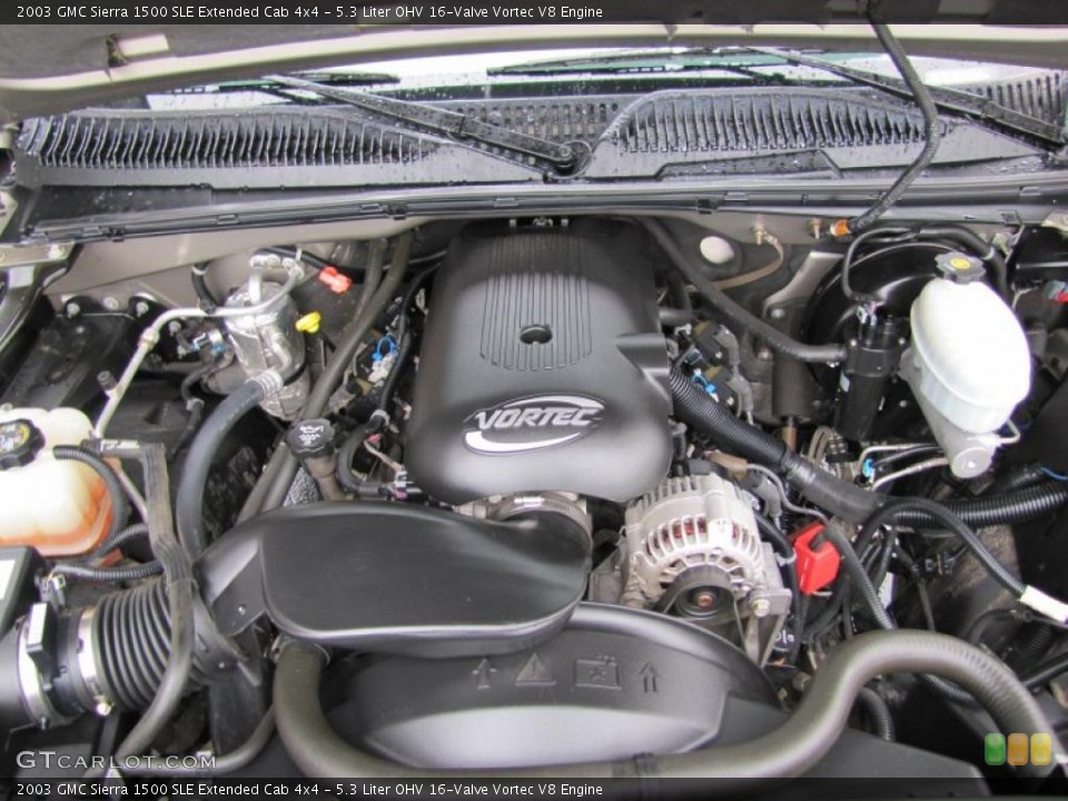 5.3 Liter OHV 16-Valve Vortec V8 Engine for the 2003 GMC Sierra 1500 #49450852