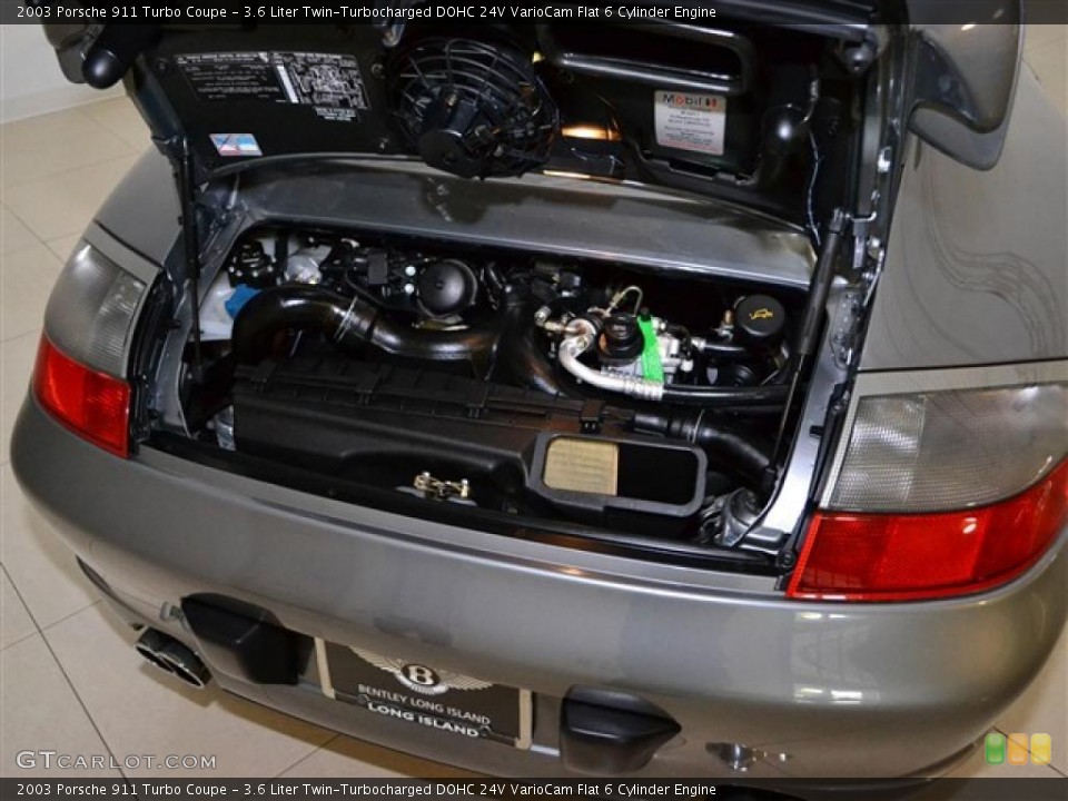 3.6 Liter Twin-Turbocharged DOHC 24V VarioCam Flat 6 Cylinder Engine for the 2003 Porsche 911 #49470522