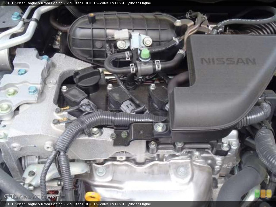 2.5 Liter DOHC 16-Valve CVTCS 4 Cylinder Engine for the 2011 Nissan Rogue #49471239