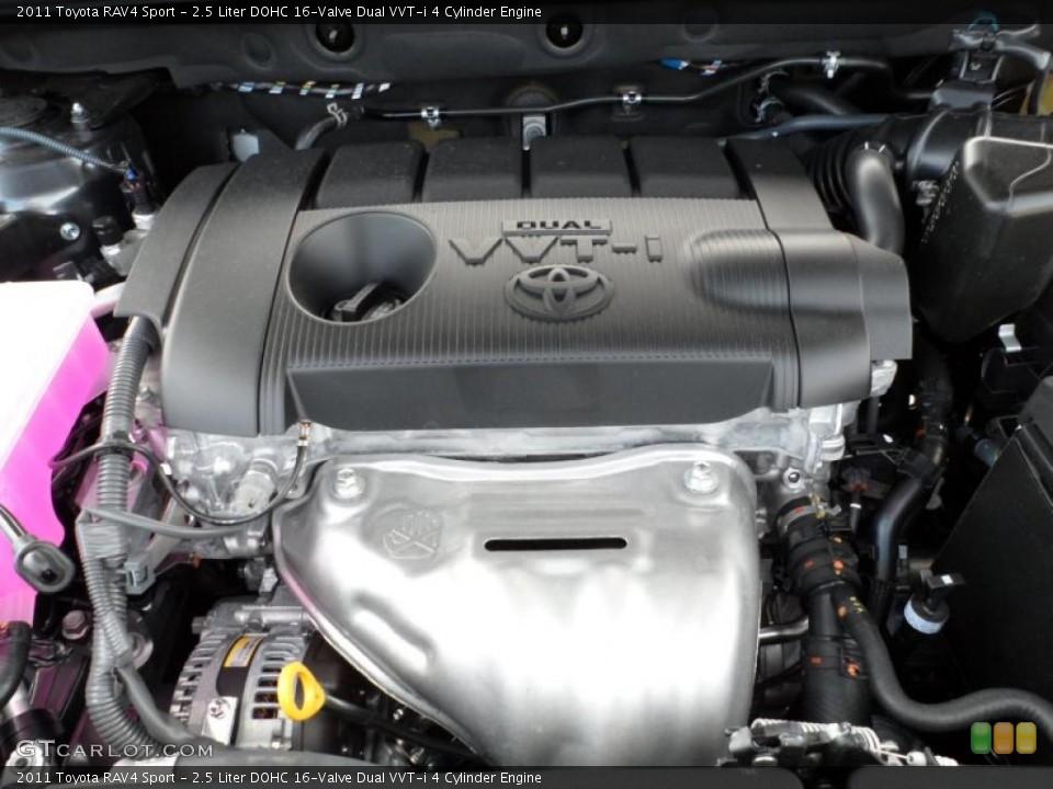 2.5 Liter DOHC 16-Valve Dual VVT-i 4 Cylinder Engine for the 2011 Toyota RAV4 #49474752