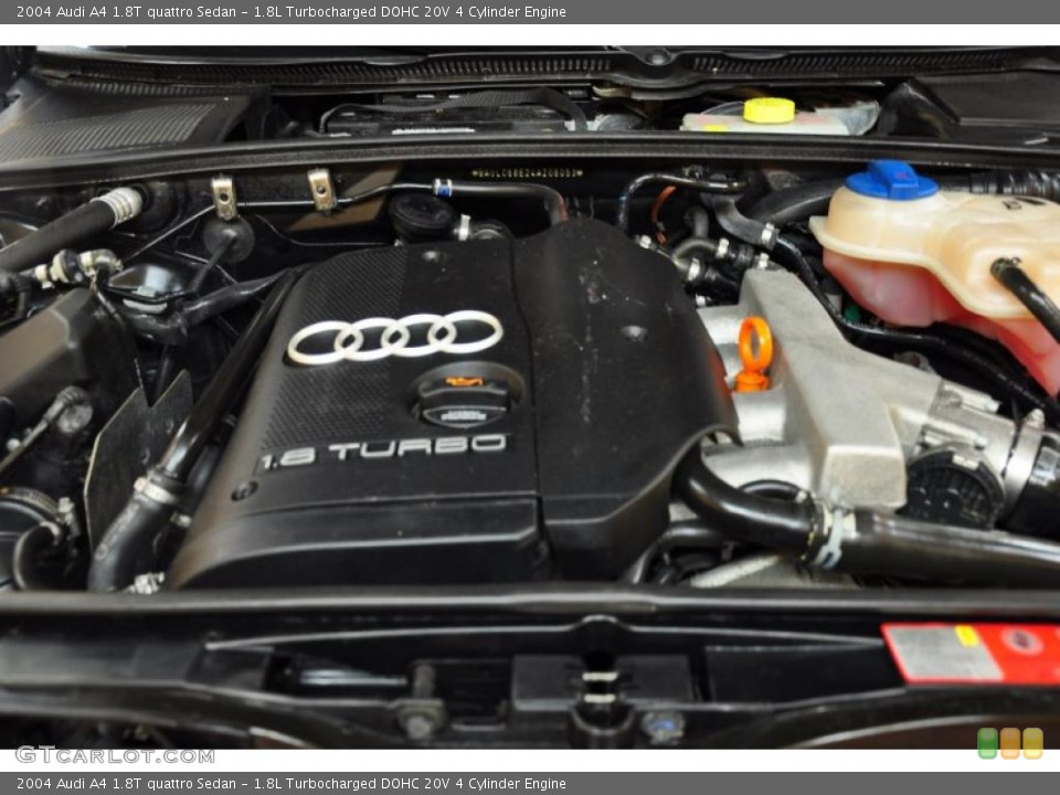 1.8L Turbocharged DOHC 20V 4 Cylinder Engine for the 2004 Audi A4 #49481109